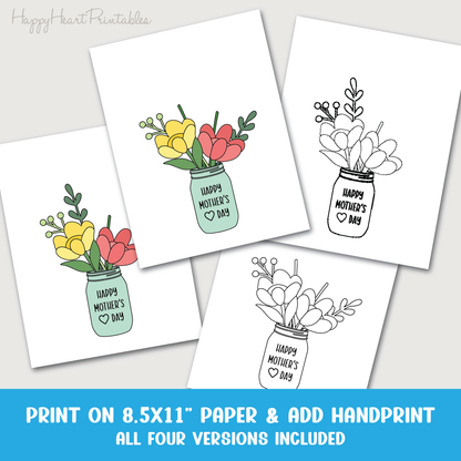 Mother's Day Handprint Flower Craft