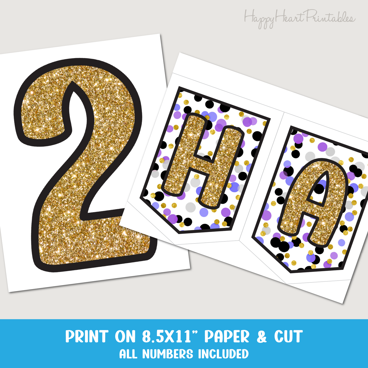 Happy New Year Printable Banner