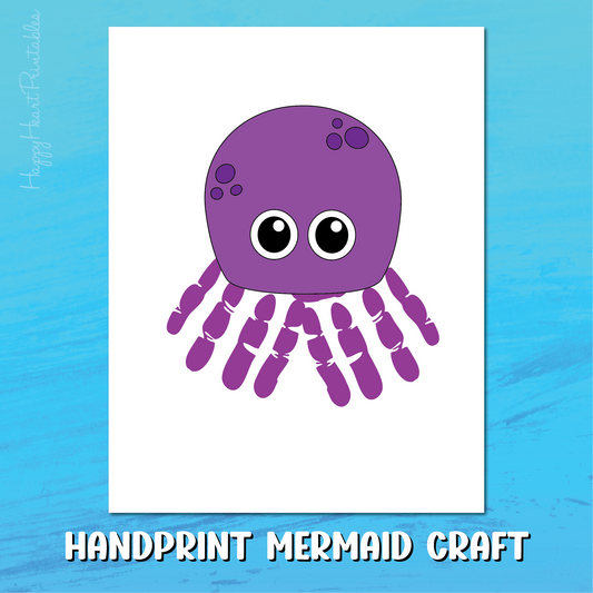 Handprint Octopus Summer Craft