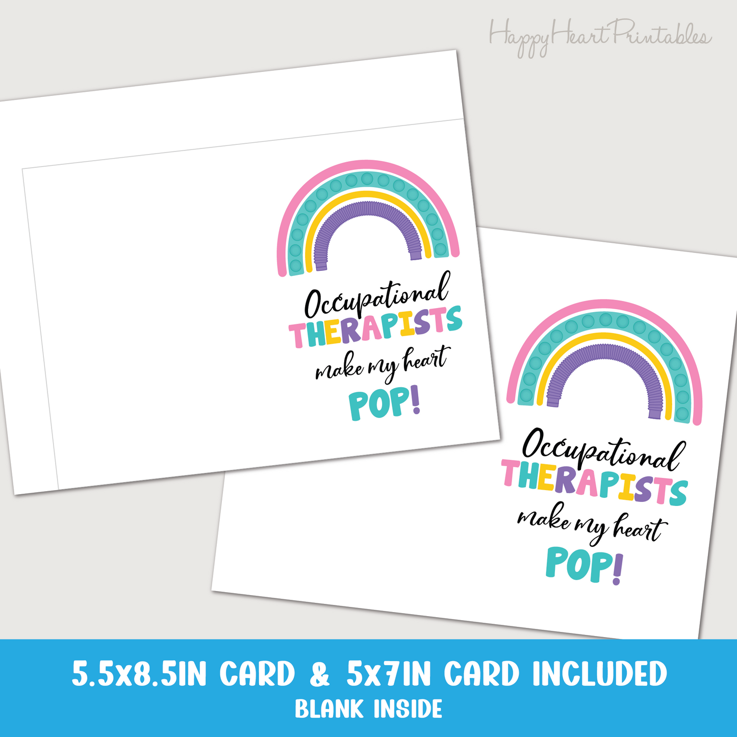 Occupational Therapist Thank You Card - Printable