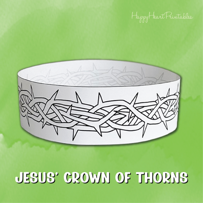 Printable Crown of Thorns