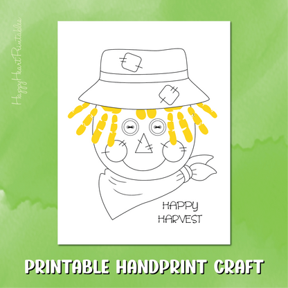 Scarecrow Handprint Craft