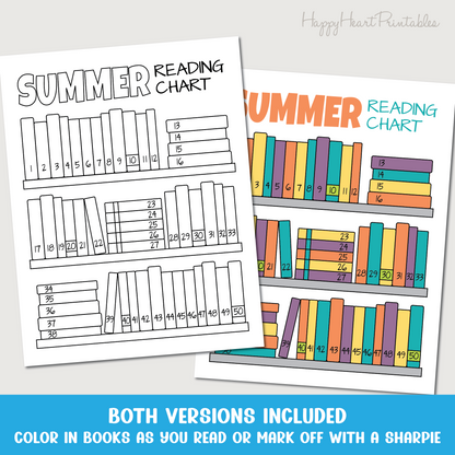 Printable Summer Reading Chart