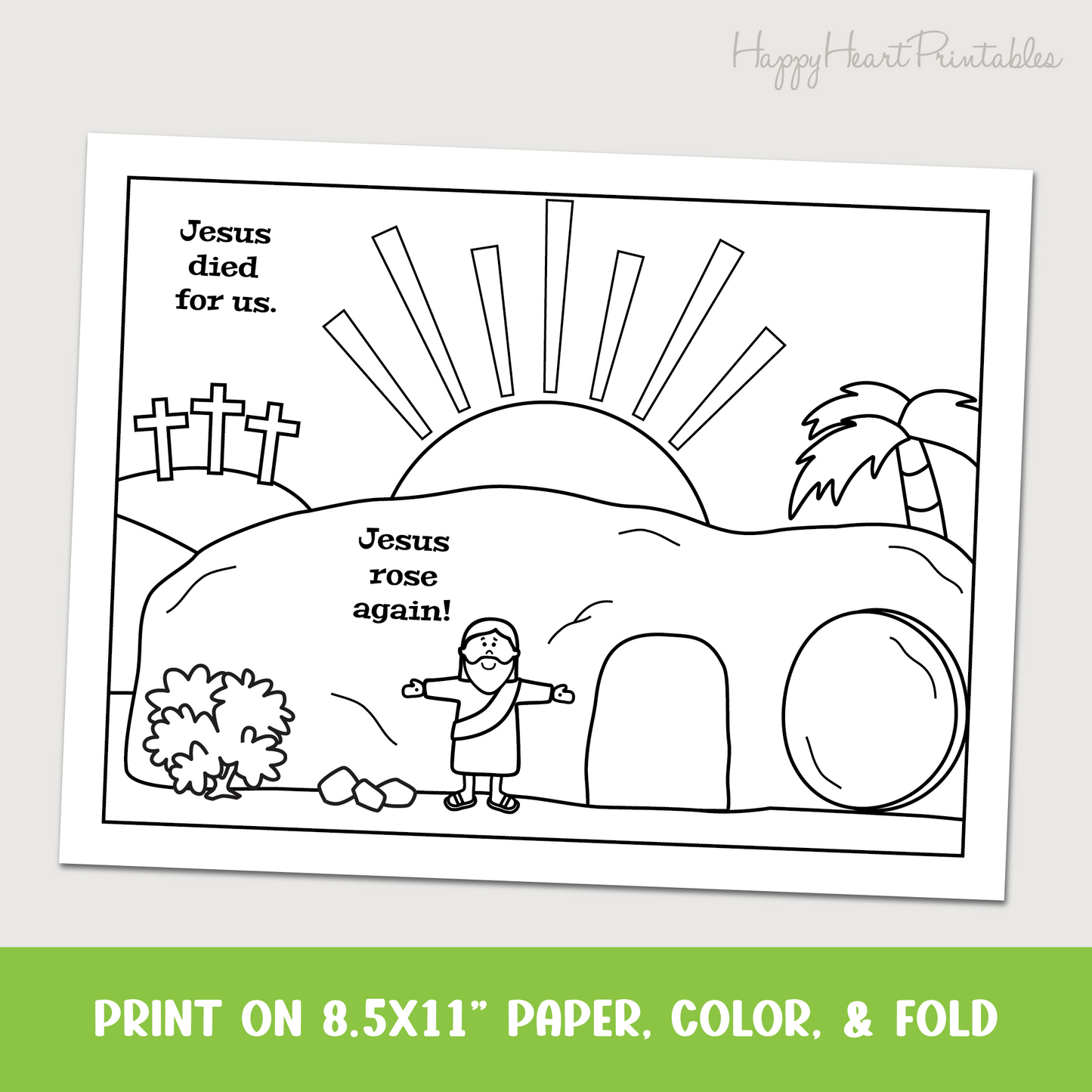 Easter Empty Tomb Folding Surprise Craft