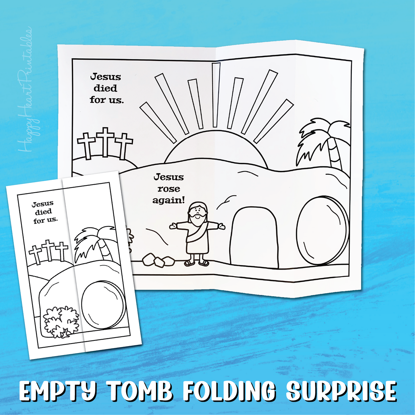 Easter Empty Tomb Folding Surprise Craft