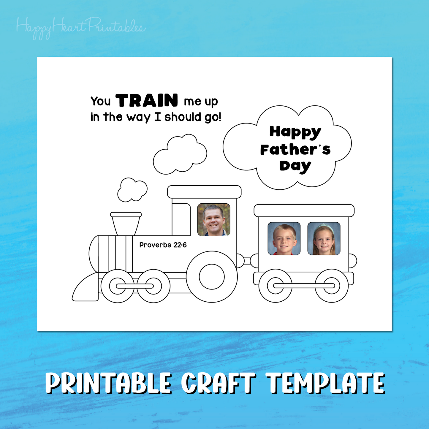 Train Up a Child Father's Day Craft
