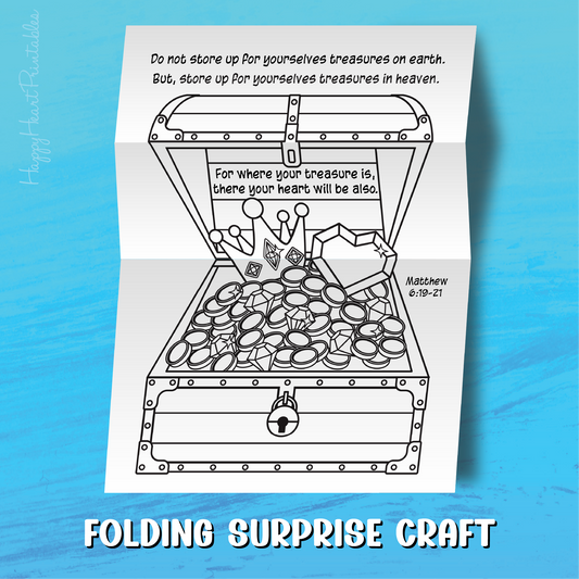 Treasure in Heaven Folding Surprise Bible Craft