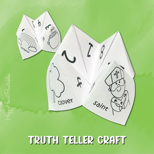 St. Patrick's Day Printable Truth Teller Craft