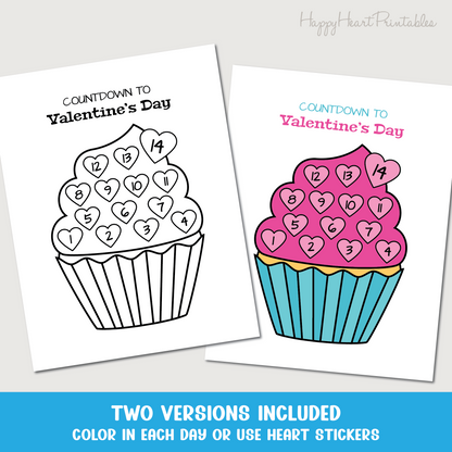 Printable Valentine's Day Countdown